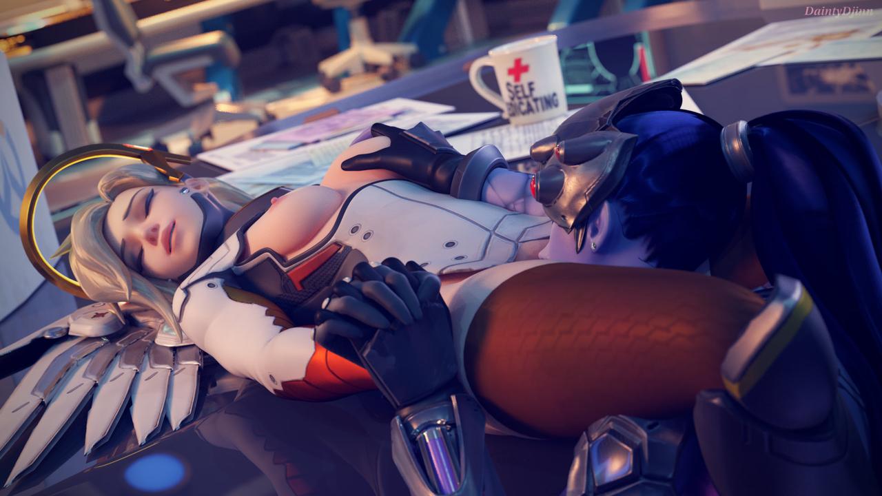 #3796 — Watch image by daintydjinn — mercy, widowmaker, angela ziegler, overwatch | R34Hub