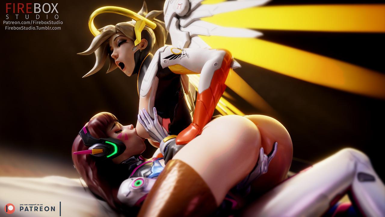 #2853 — Watch image by fireboxstudio — mercy, d.va, dva, overwatch | R34Hub
